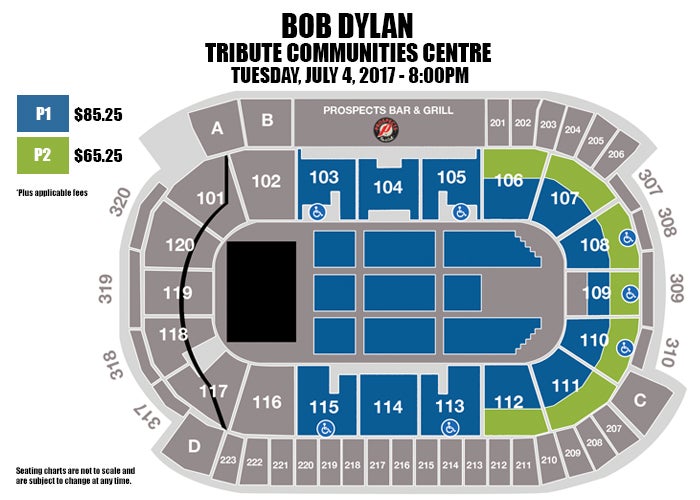 Gm Center Oshawa Seating Chart