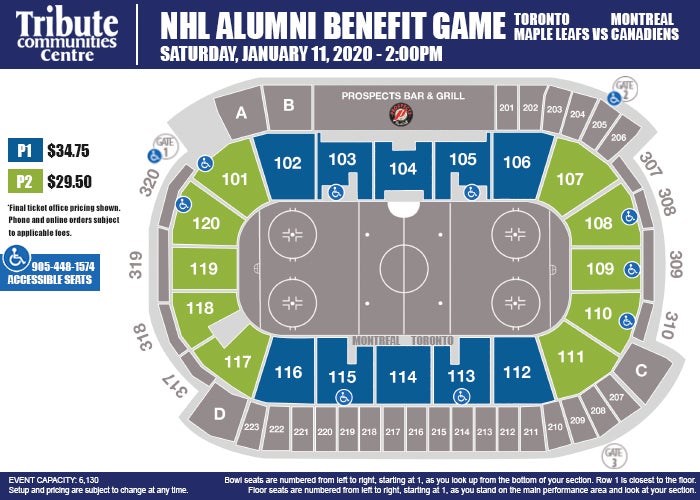 Toronto Maple Leafs Virtual Seating Chart