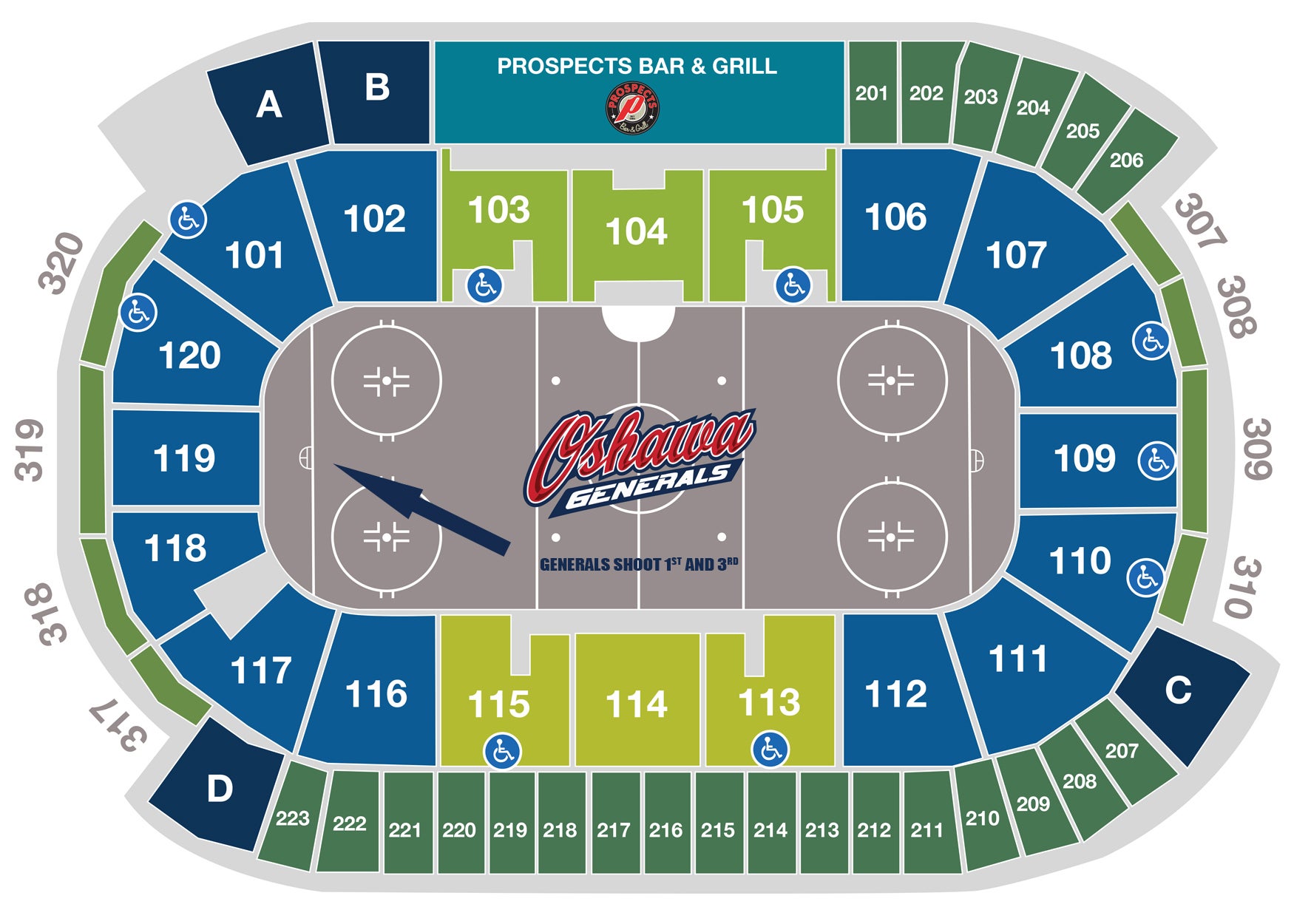 Hockey Seating Chart