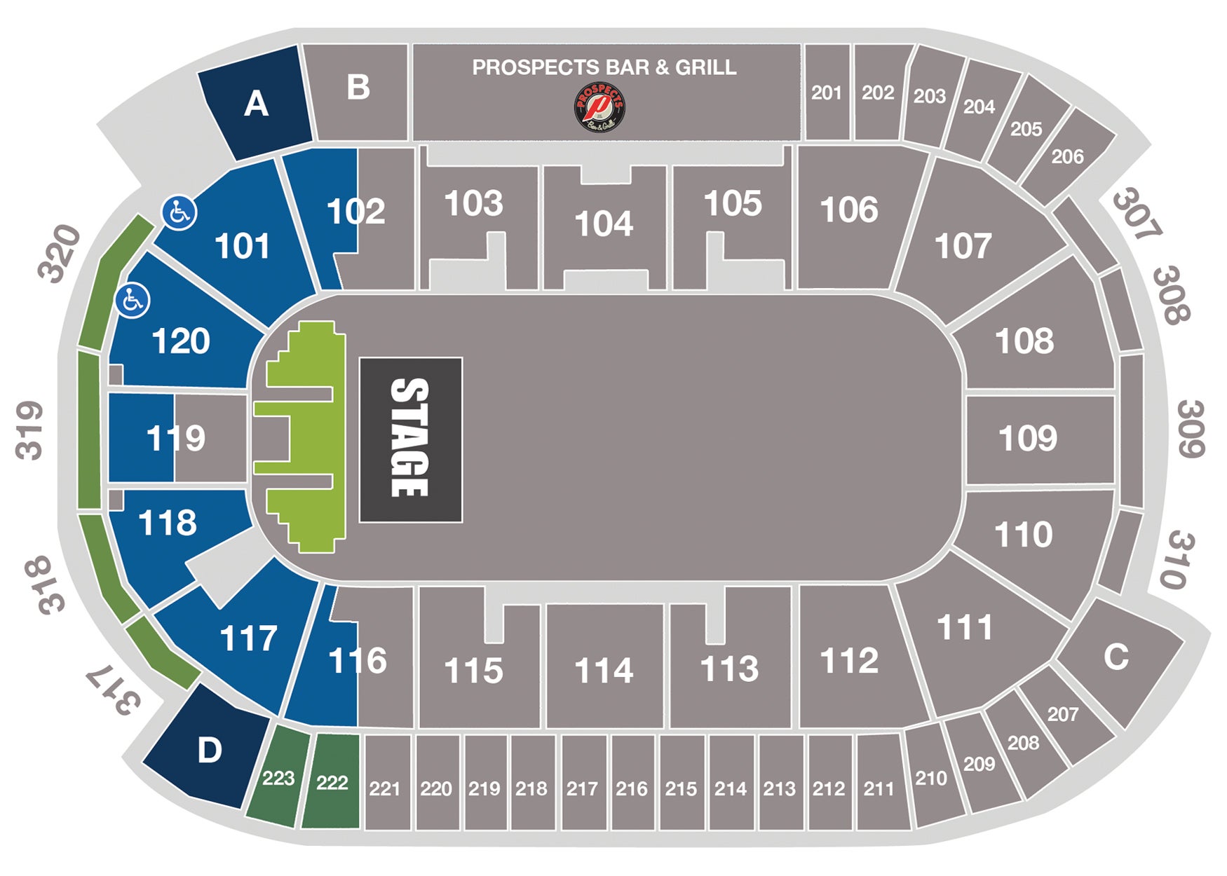 Tcc Arena Seating Chart