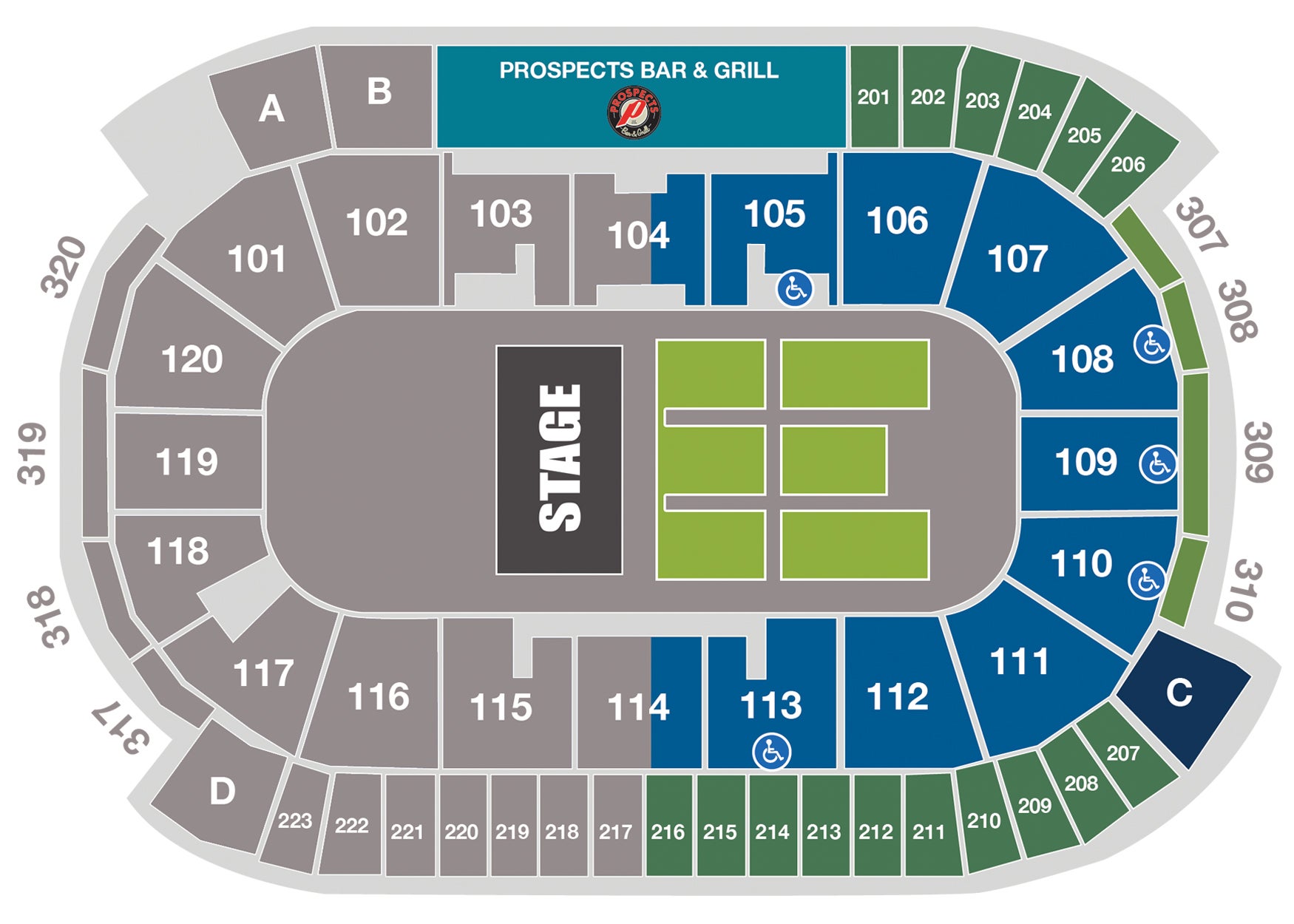 Pierre Seating Chart