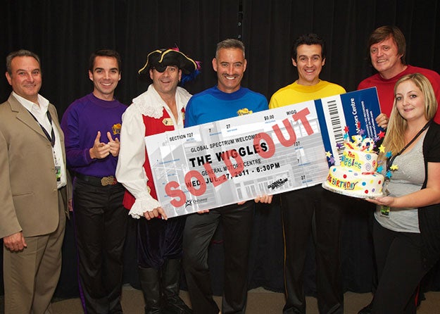 The Wiggles with Cake