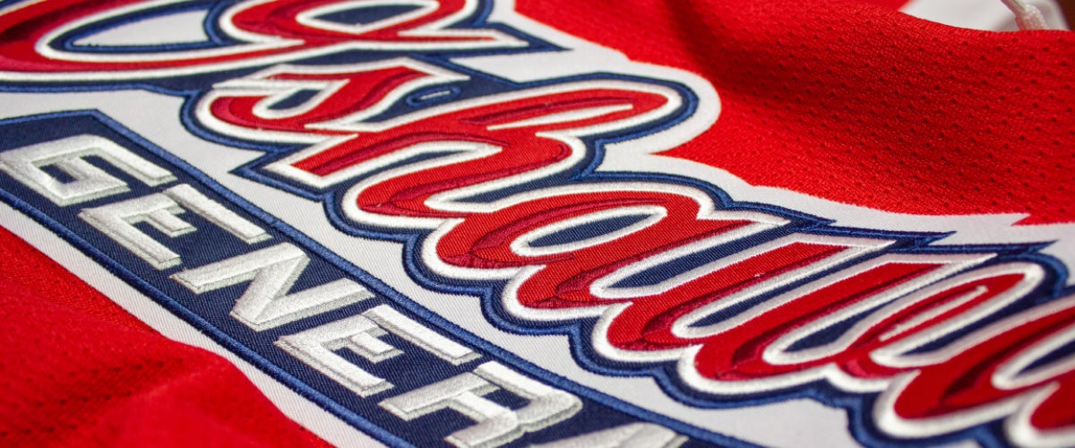 Oshawa Generals Adult Red Jersey