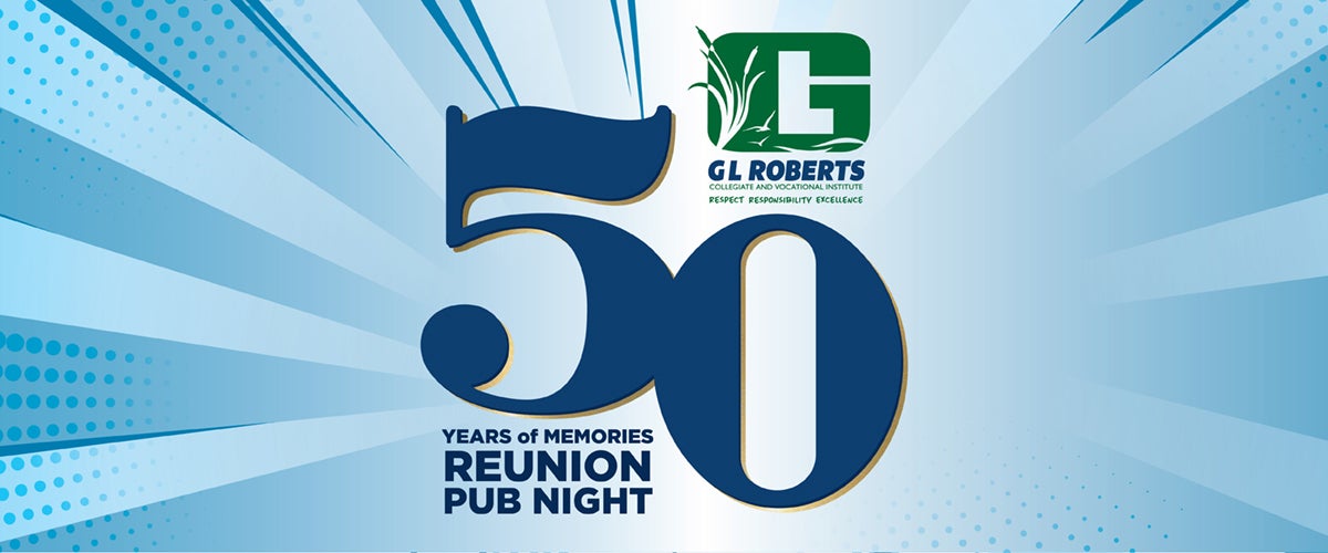 GL Roberts 50th Anniversary Pub Night