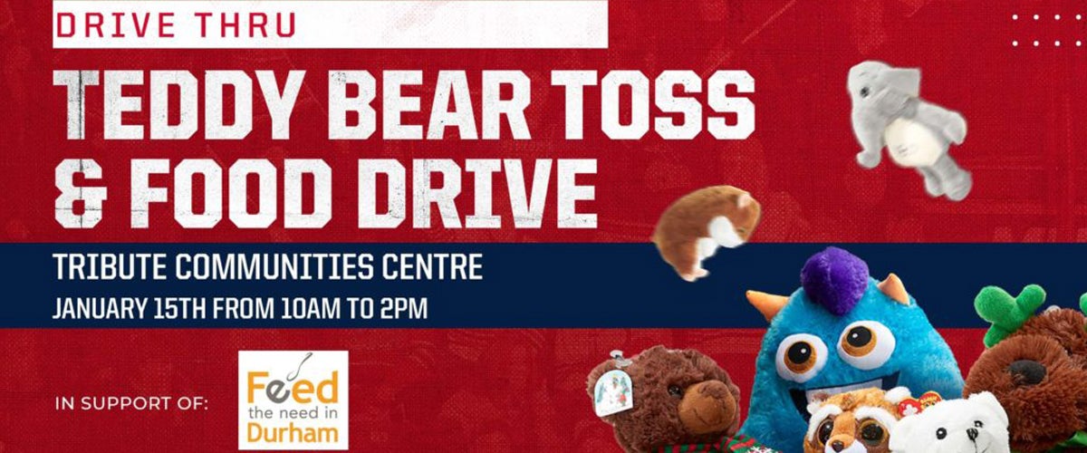 Drive Thru Teddy Bear Toss & Food Drive