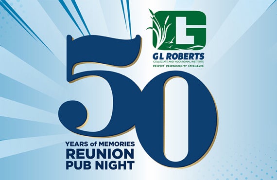 More Info for GL Roberts 50th Anniversary Pub Night